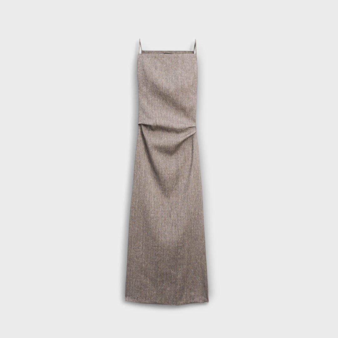 Clara - Fliessendes Maxikleid aus Leinenmischung