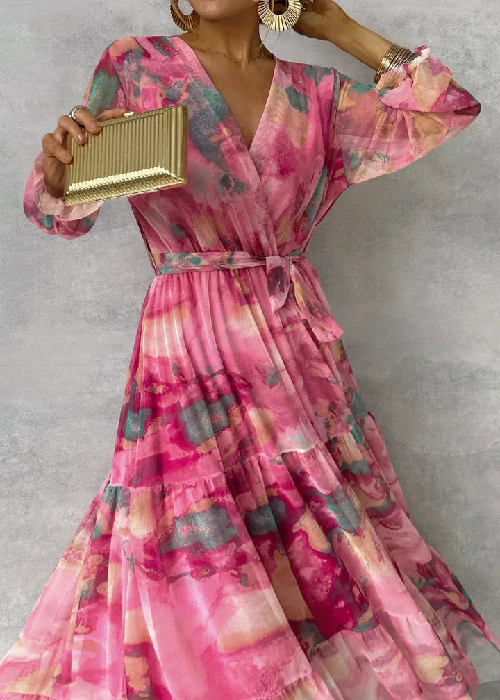 Luísa - Blumenkleid zum Wickeln