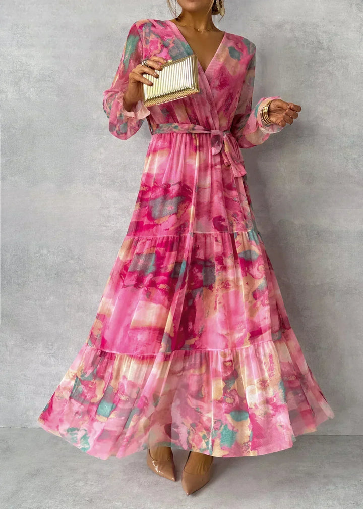 Luísa - Blumenkleid zum Wickeln
