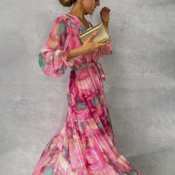 Luísa - Blumenkleid zum Wickeln