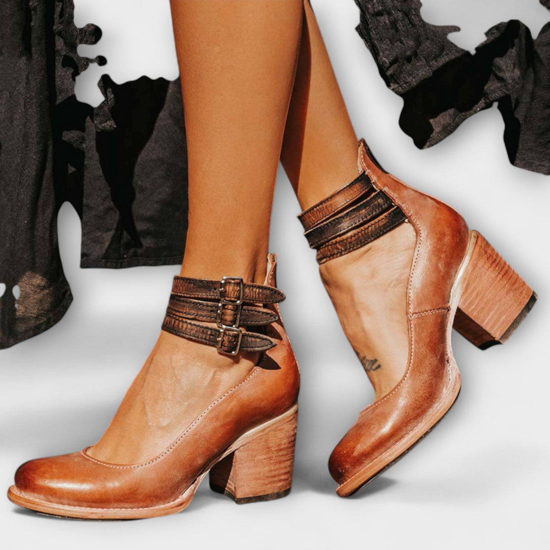 Marisa - Damenschuhe mit dreifachem Riemen