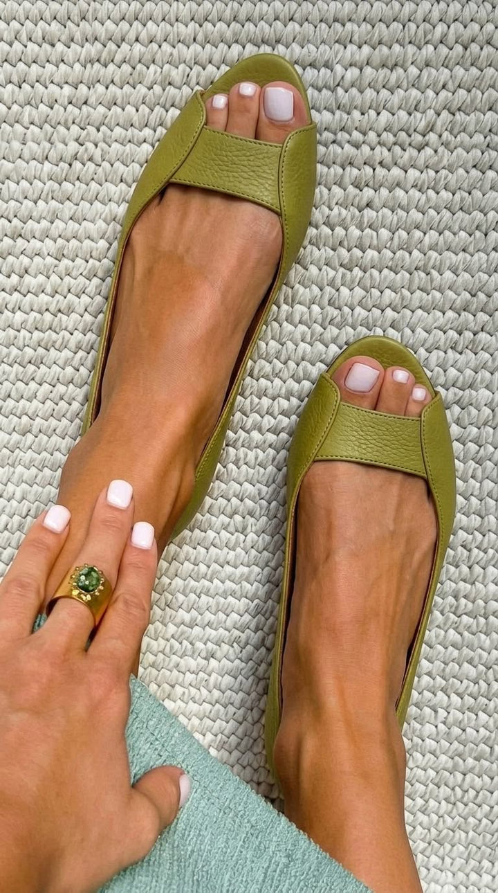 Alina | Goldene Komfortsandalen