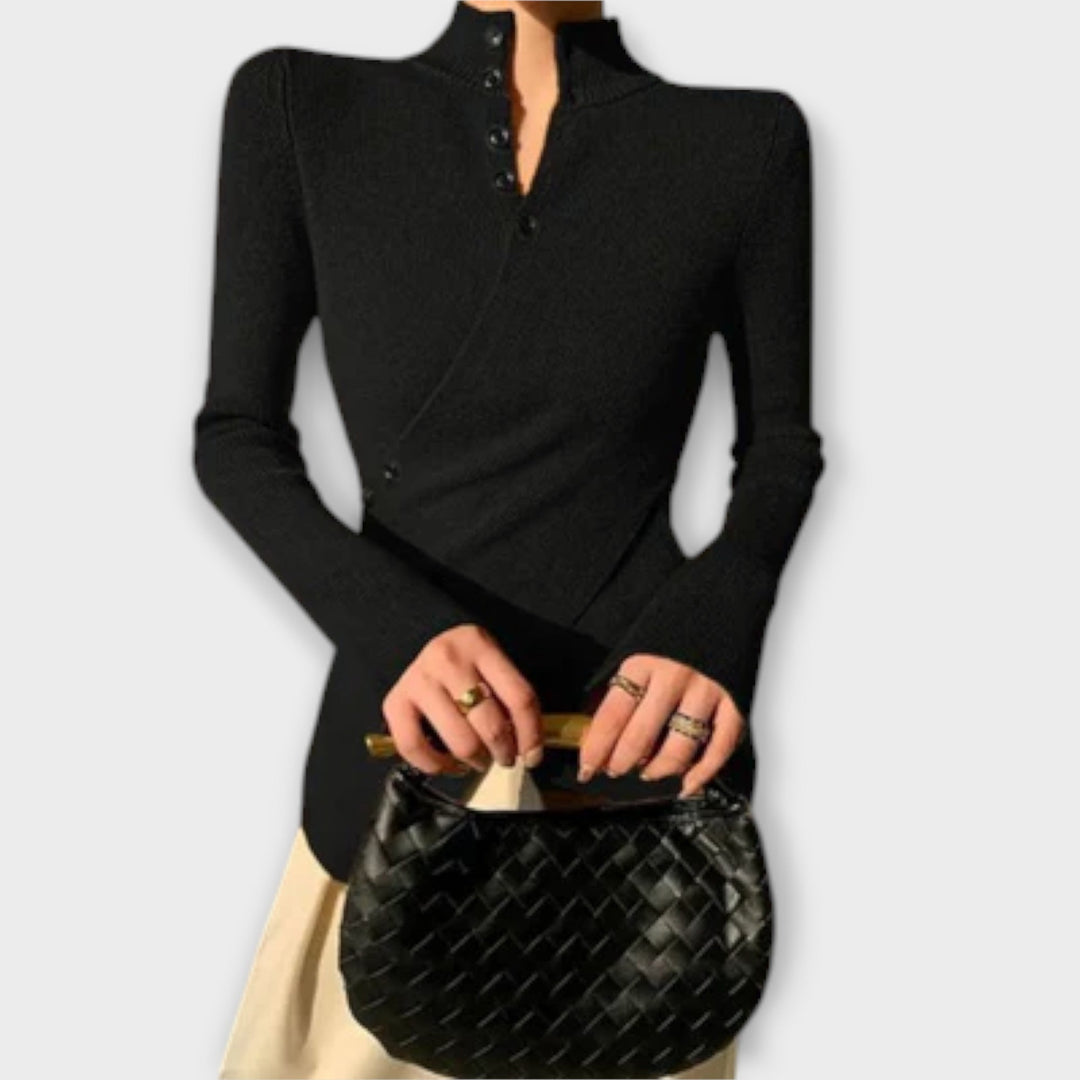 Michiko – Eleganter Slim Fit Pullover