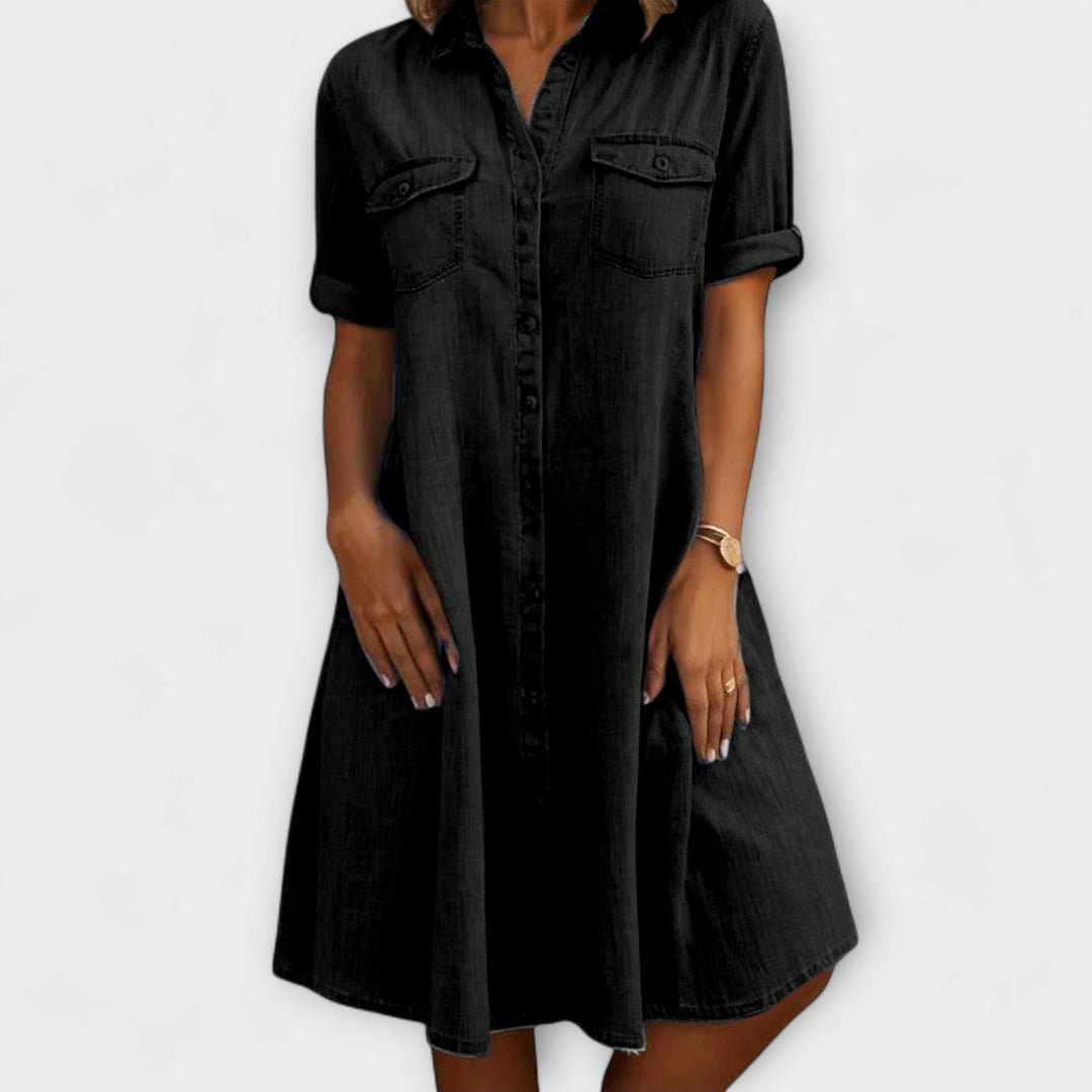 Casual A-Linien Kleid