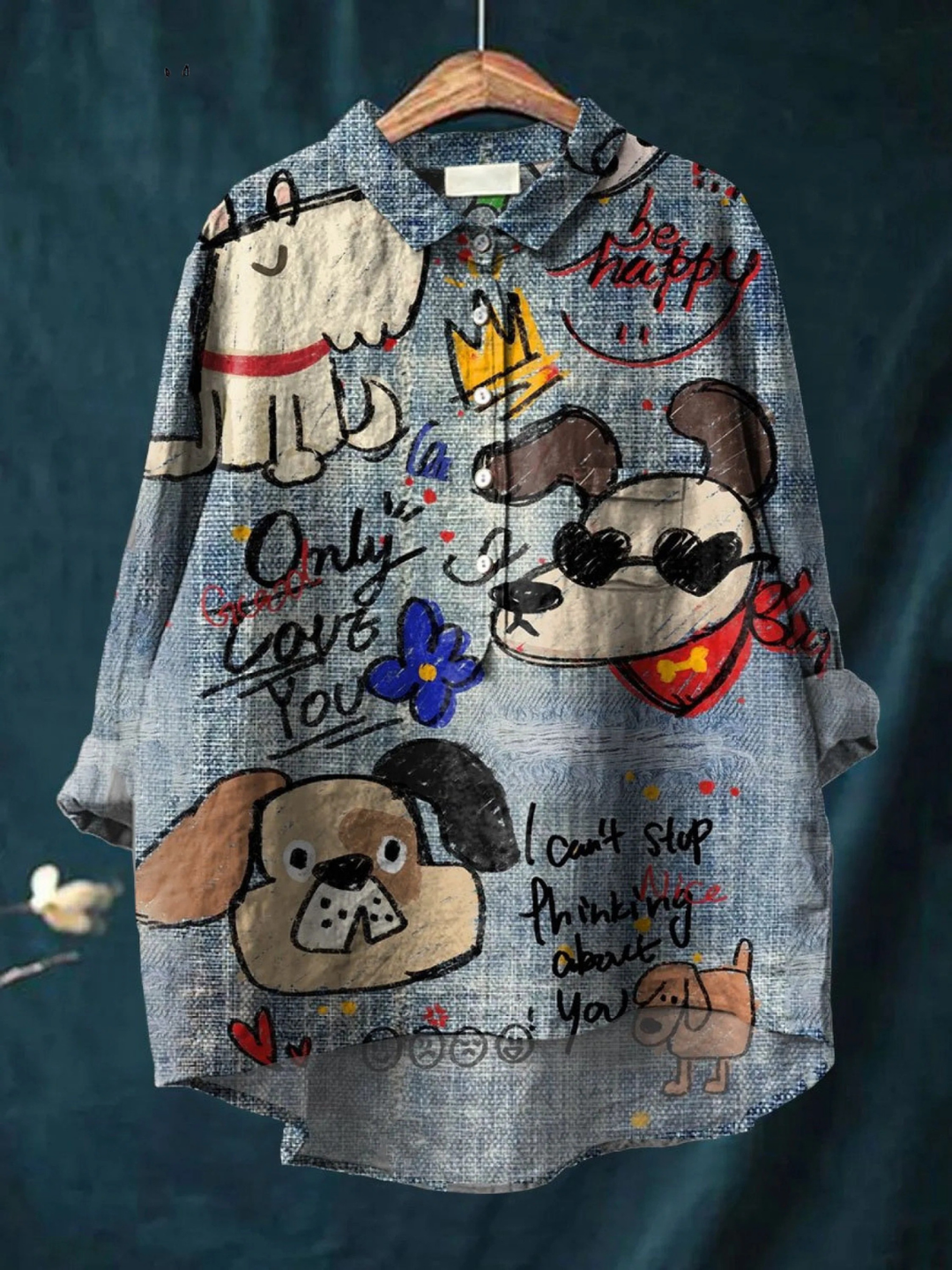 Ariane | Lässiges T-Shirt mit niedlicher Hundekunst