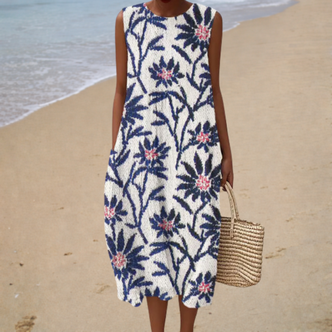 Bequemes Sommerkleid Ärmellos