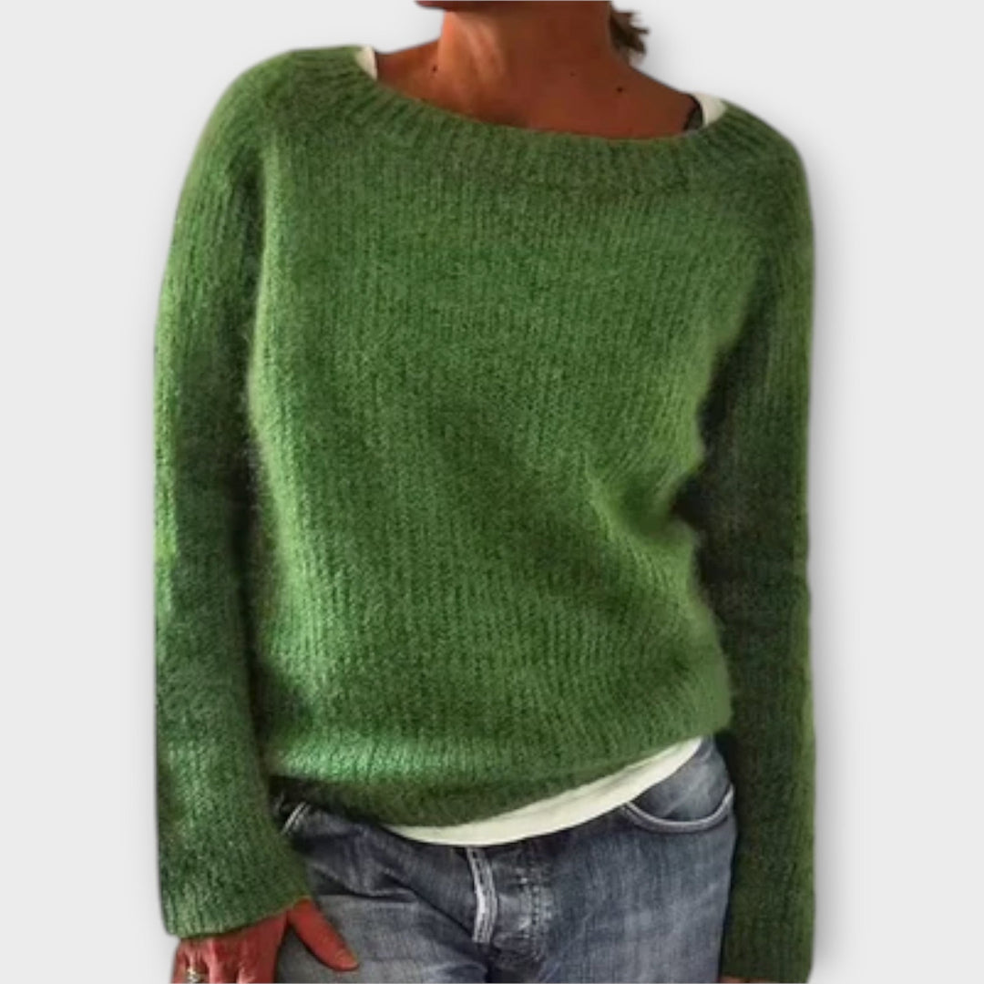 Regine – einfarbiger Pullover