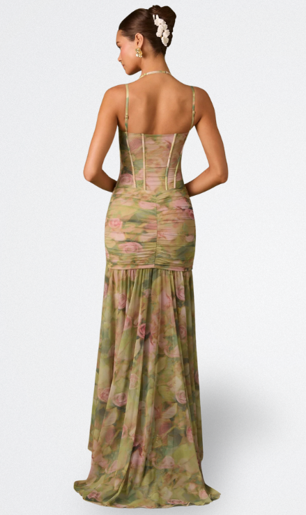 Isamara - Langes Kleid mit Korsett