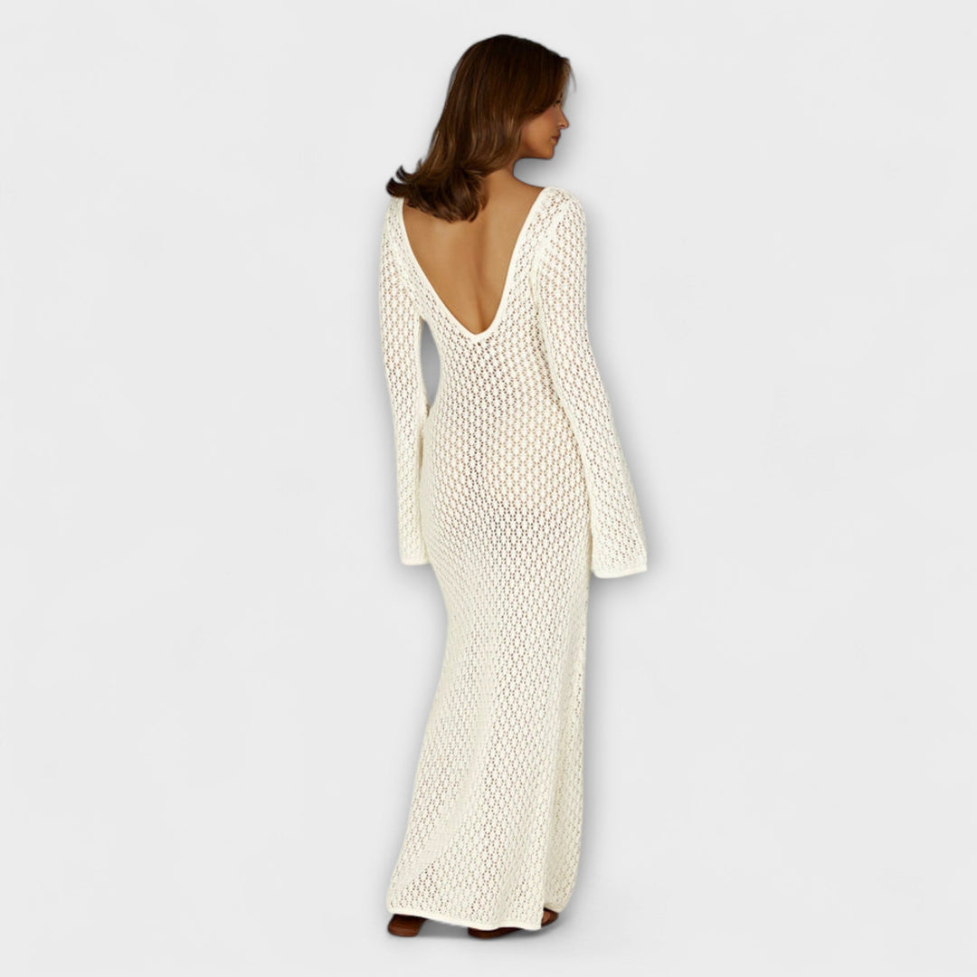 Anne - Weisses Luna Strandkleid