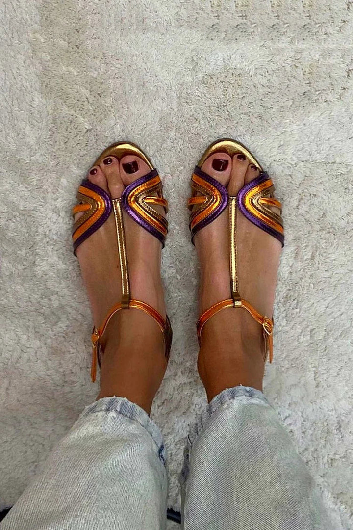 Sina | Mediterrane Riemchensandalen