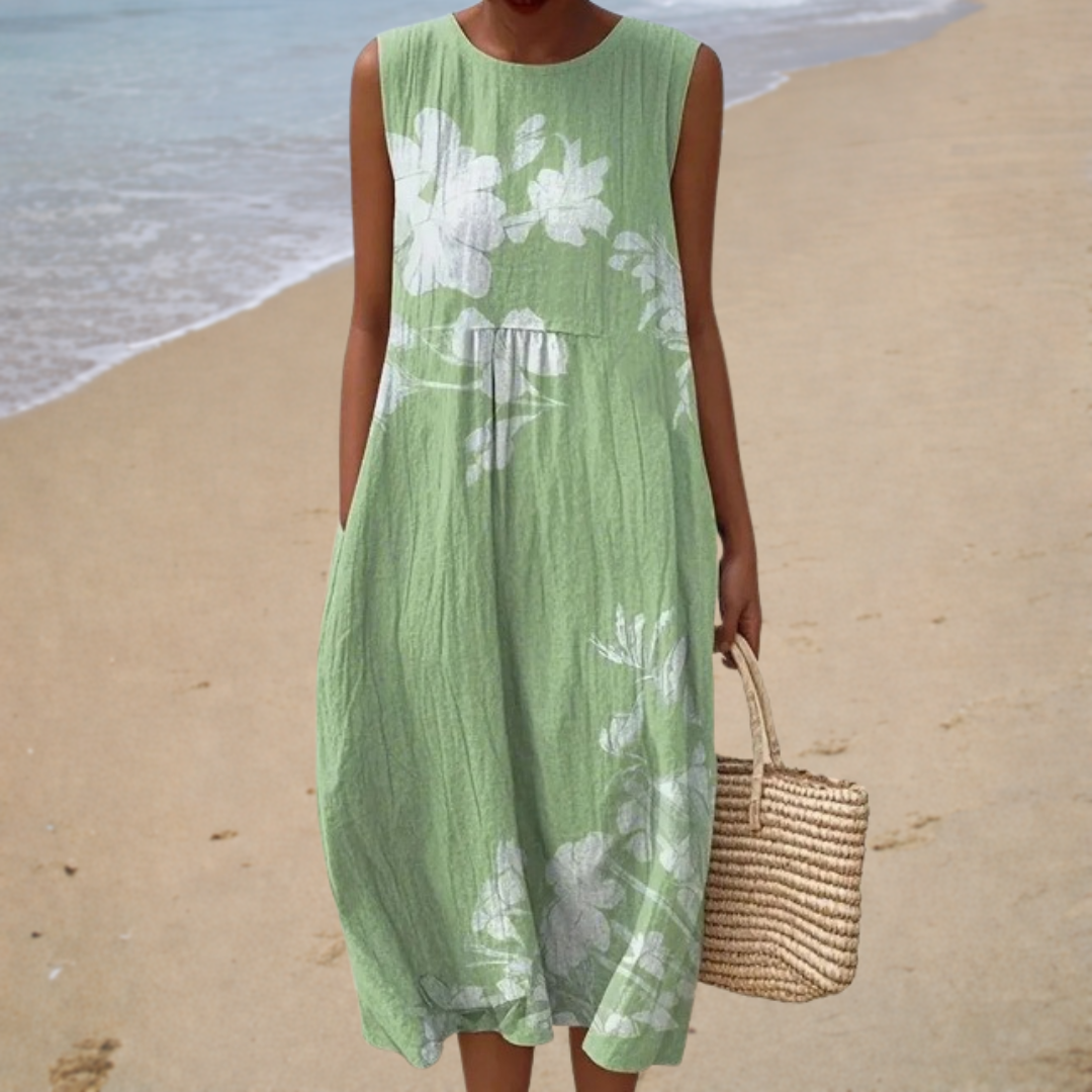 Bequemes Sommerkleid Ärmellos