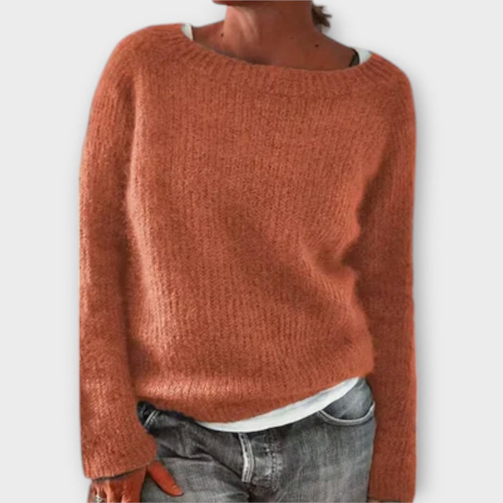 Regine – einfarbiger Pullover