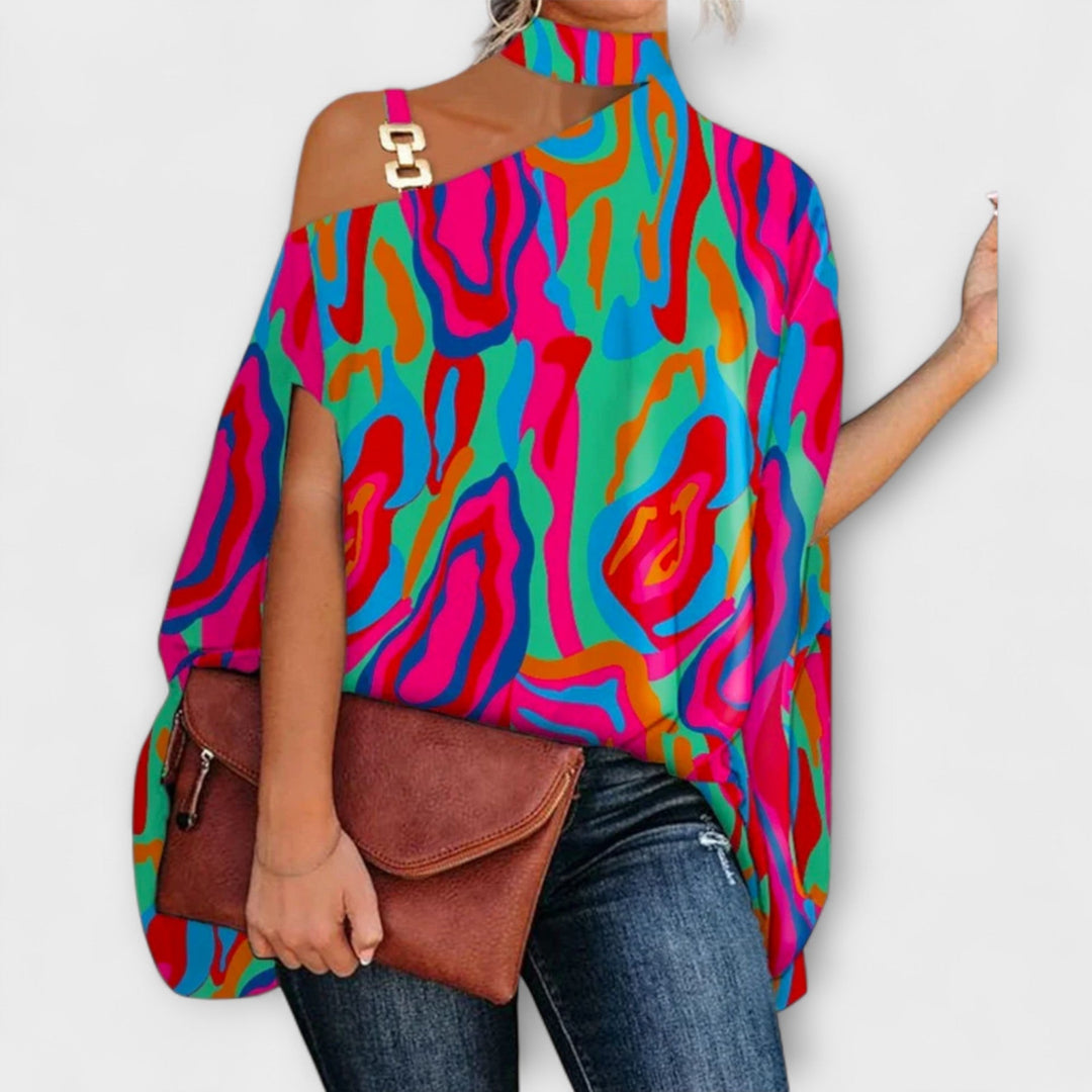 Nati - Schulterfreie Bluse für Damen