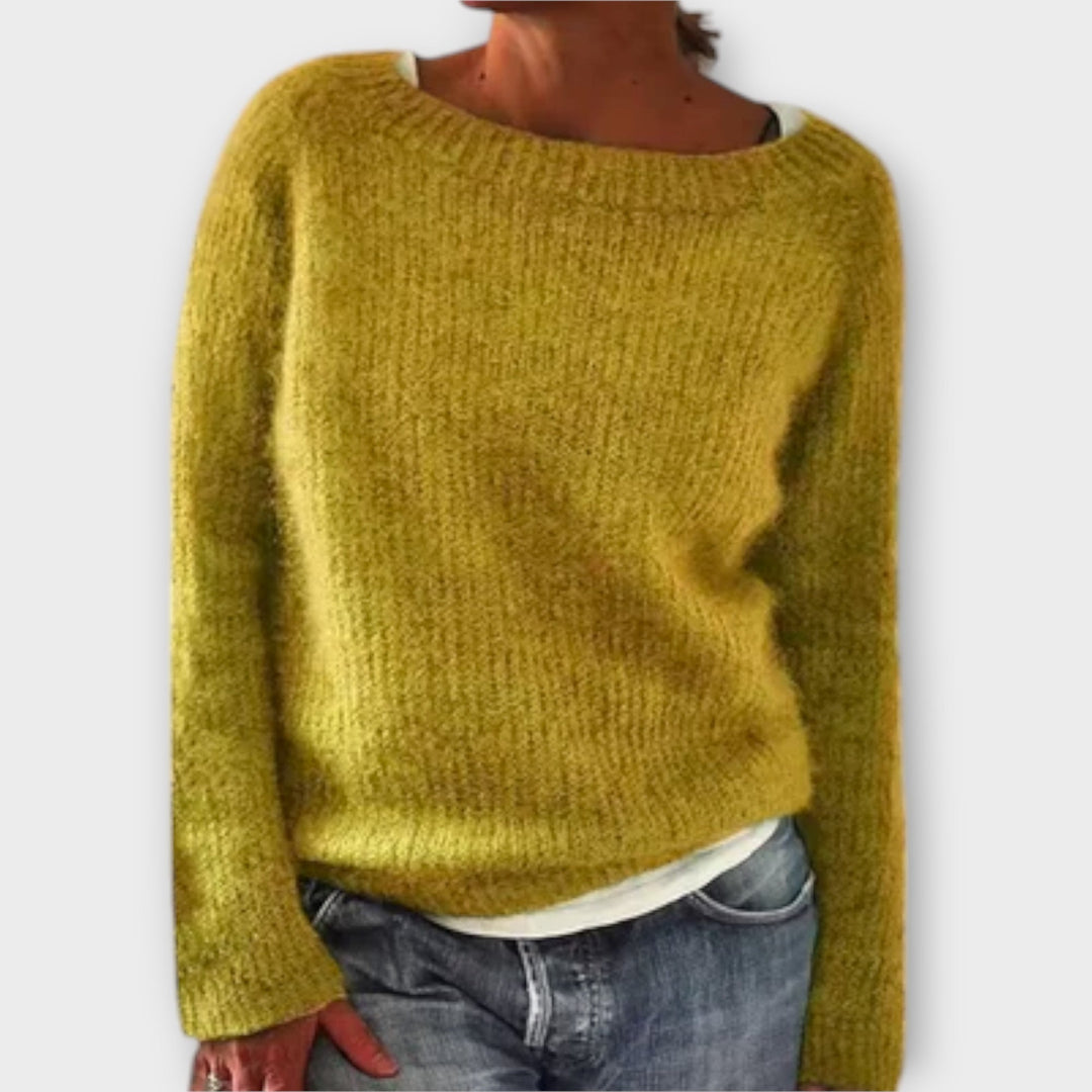 Regine – einfarbiger Pullover