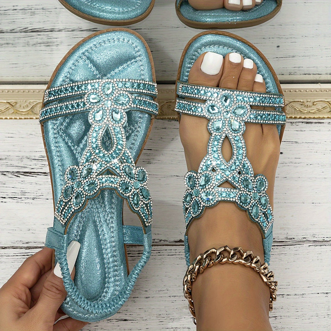 Patrizia – Orthopädische Kristall-Sandalen