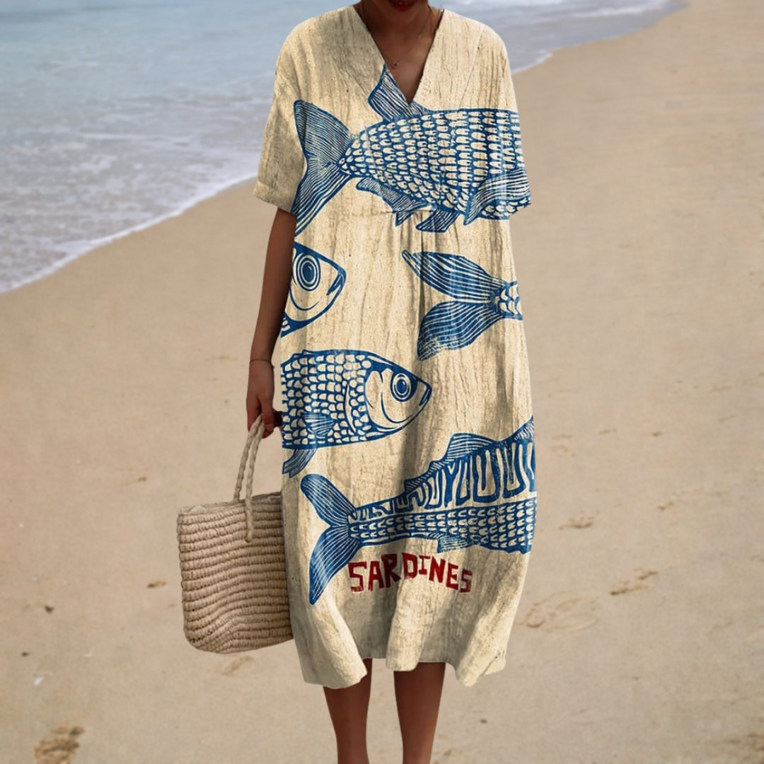 Bequemes Sommerkleid