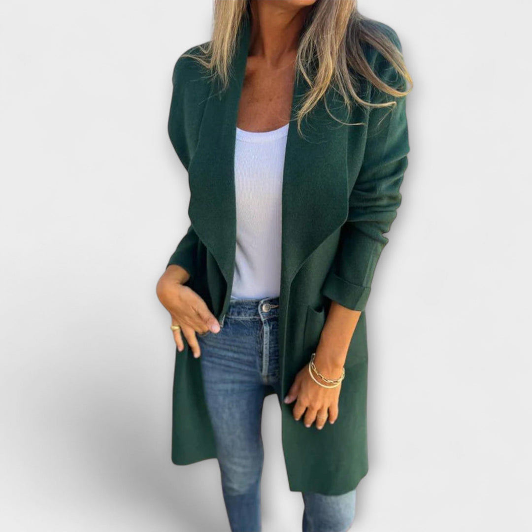 Eliane - Eleganter Longline-Cardigan