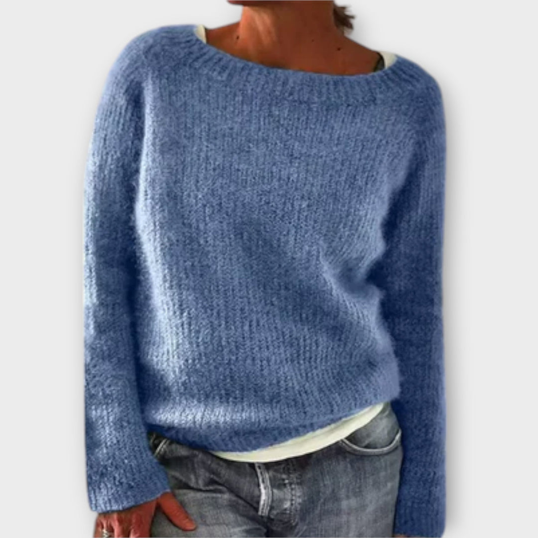 Regine – einfarbiger Pullover