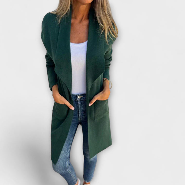 Eliane - Eleganter Longline-Cardigan