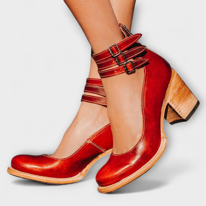 Marisa - Damenschuhe mit dreifachem Riemen