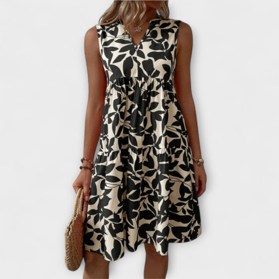 Tasha - Florales Fliessendes Kleid