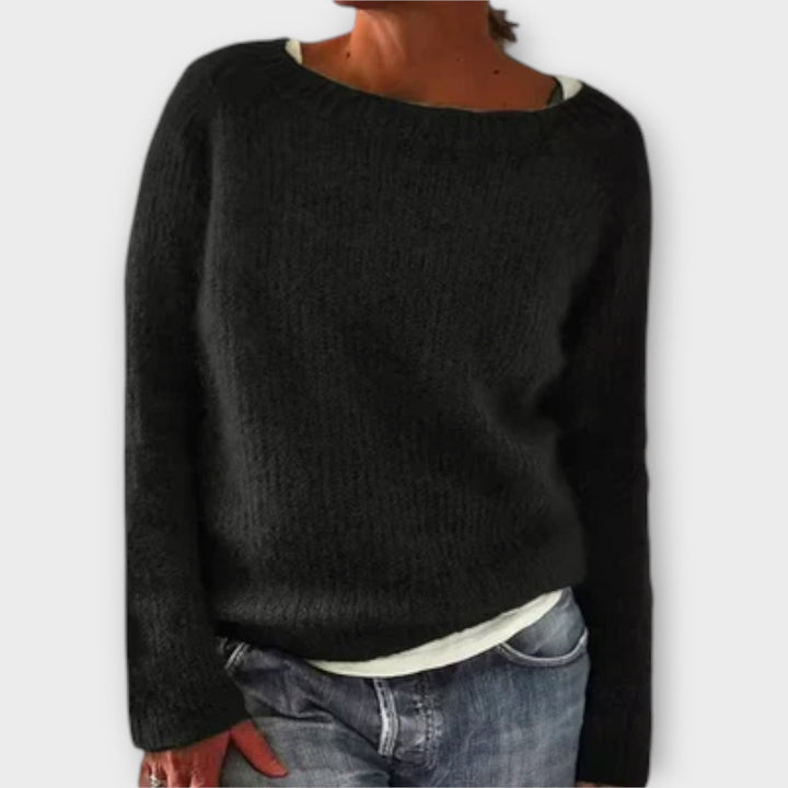 Regine – einfarbiger Pullover