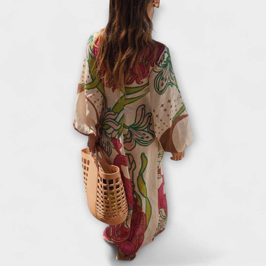Tracey - Bindetunika Maxikleid