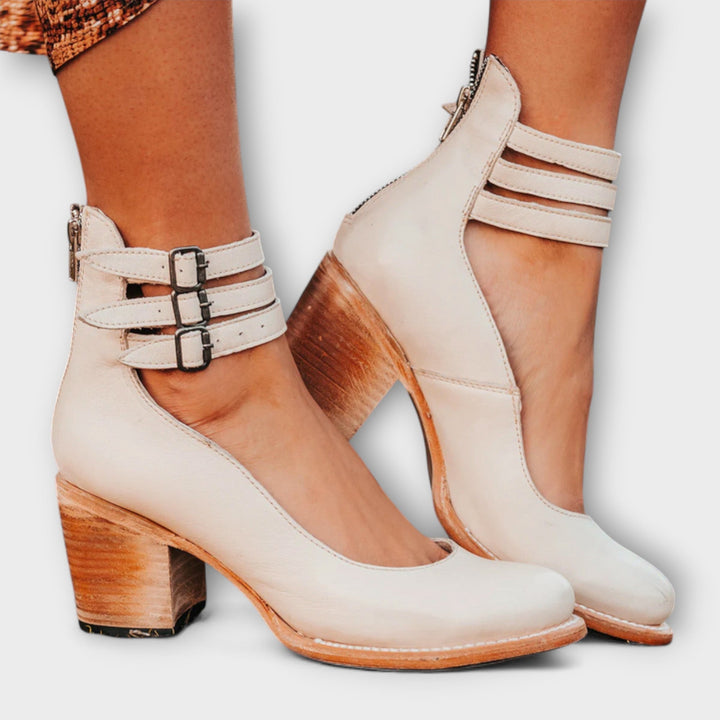 Marisa - Damenschuhe mit dreifachem Riemen