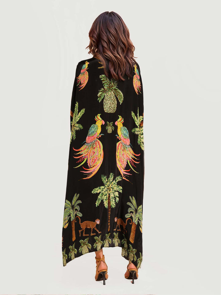Alessandra - Langes gemustertes Kleid