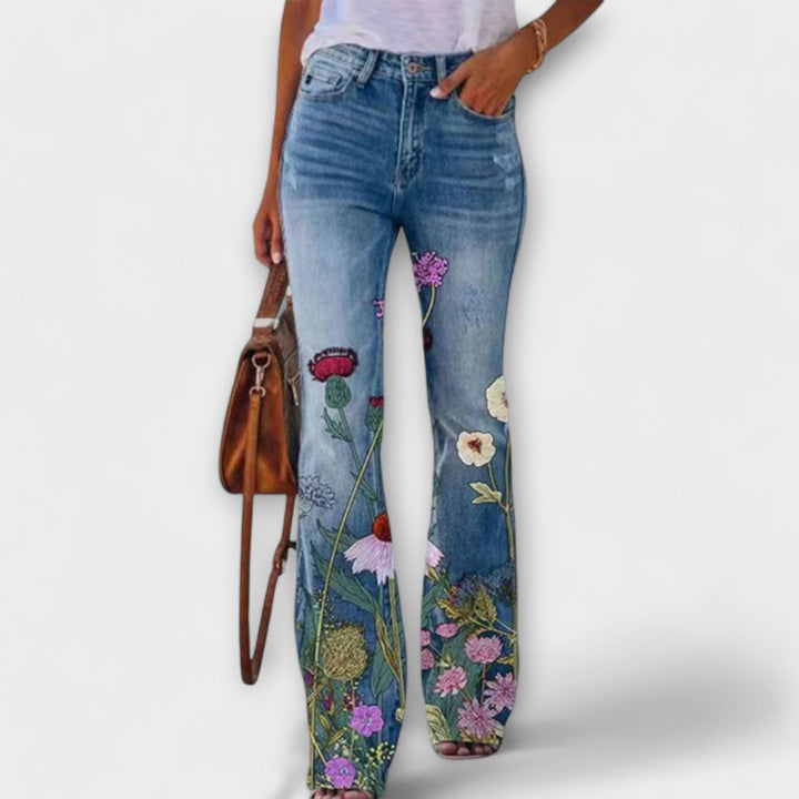 Nina - Hose mit Blumen