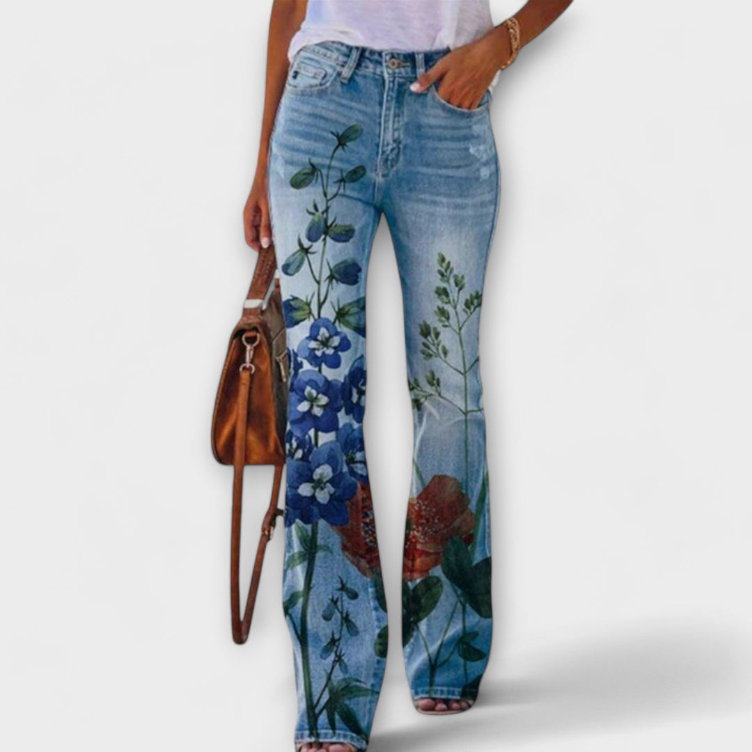 Nina - Hose mit Blumen