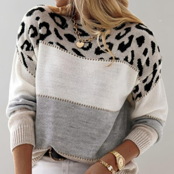 Senna | Pullover und Strick mit Leopardenakzent