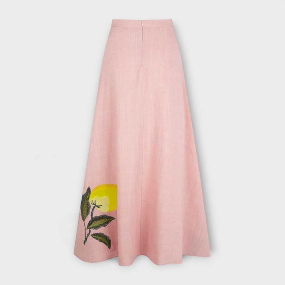 Cosima - Amalfi Print Midi-Rock