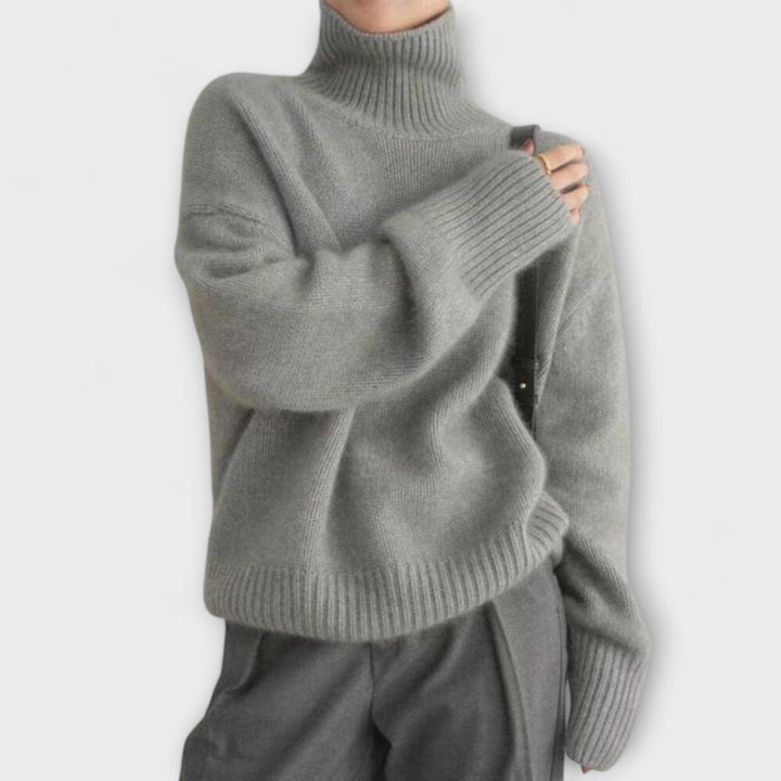 Mera - Kaschmir-Rollkragenpullover für Damen