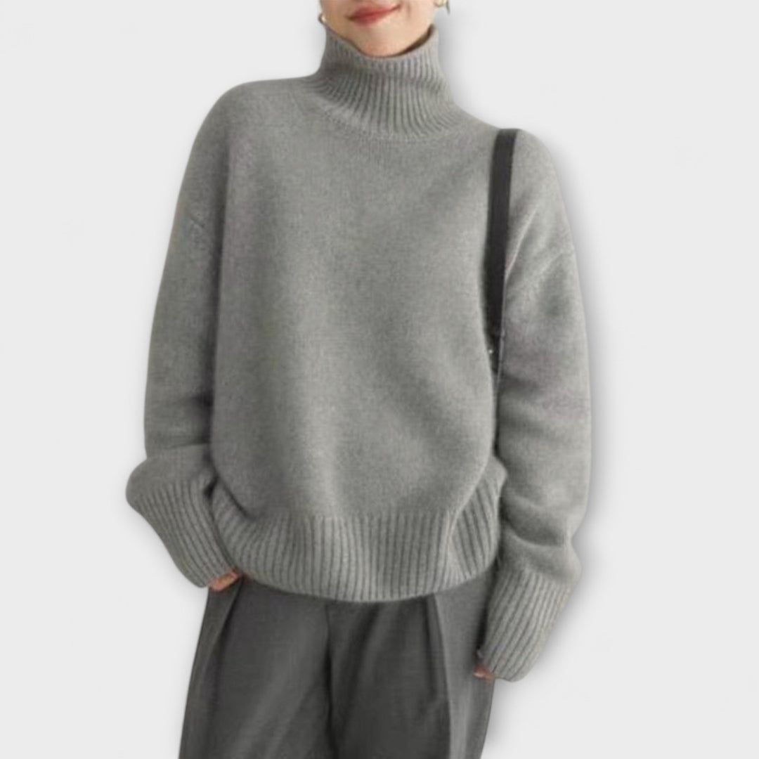 Mera - Kaschmir-Rollkragenpullover für Damen