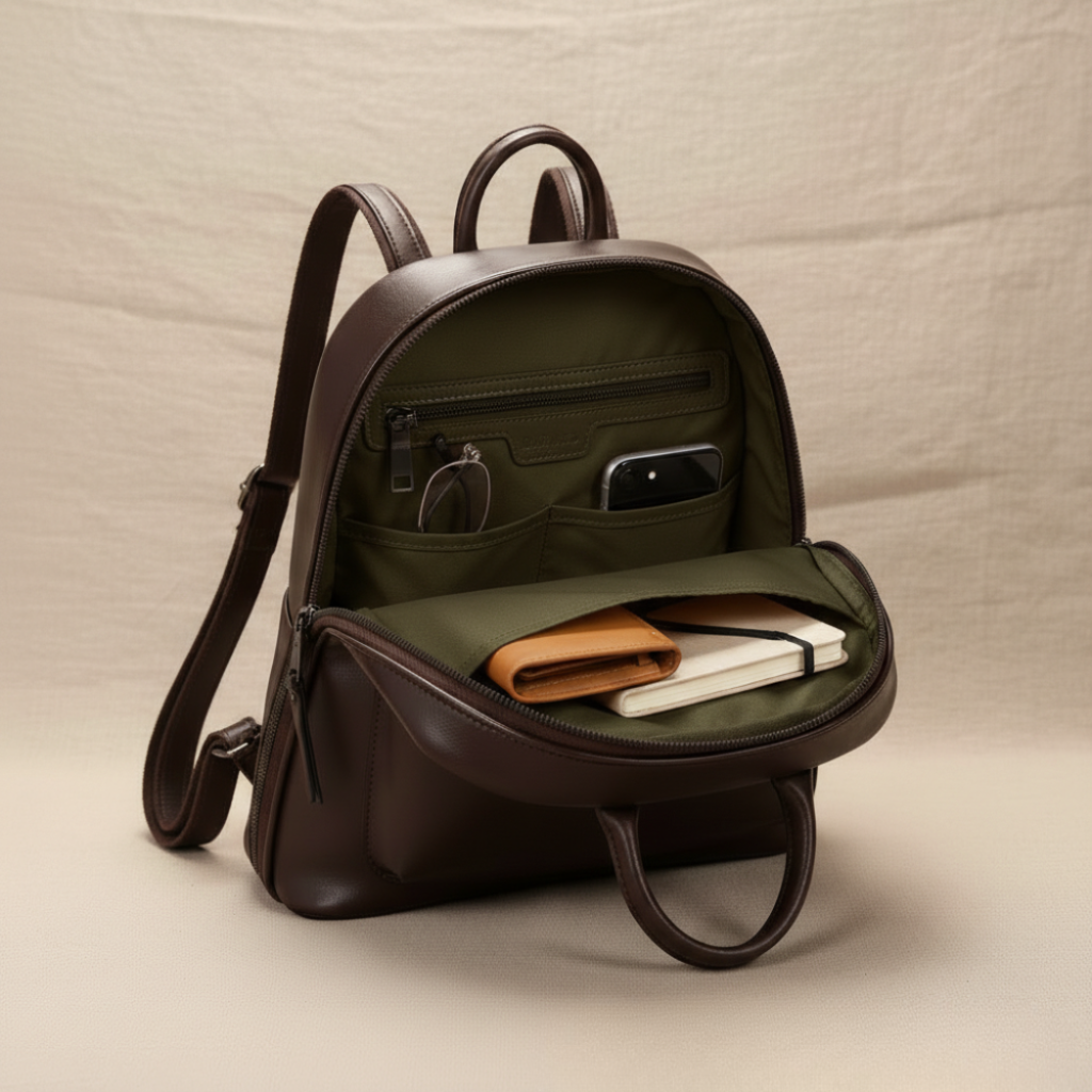 Alex Doppel-Reissverschluss Rucksack