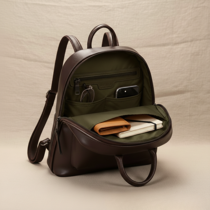 Alex Doppel-Reissverschluss Rucksack