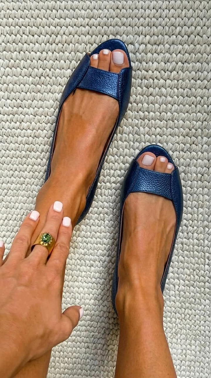 Alina | Goldene Komfortsandalen