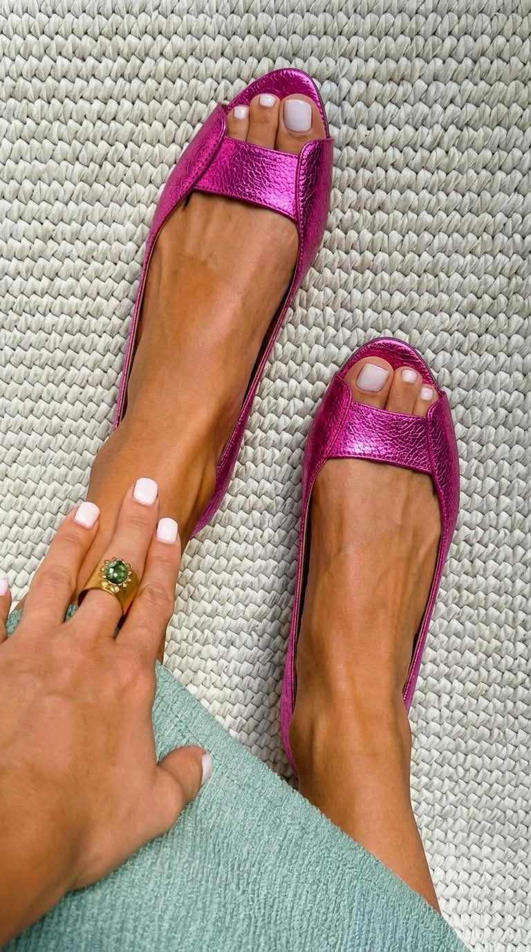 Alina | Goldene Komfortsandalen