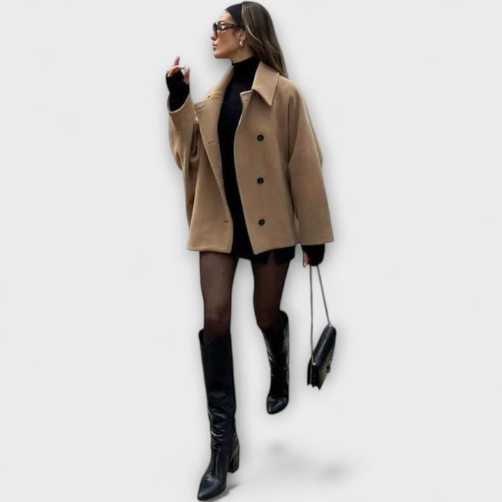 Lovie - Oversized Mantel mit urbanem Chic