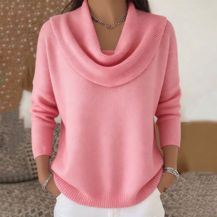 Diana | Weicher Pullover mit Rundsaum