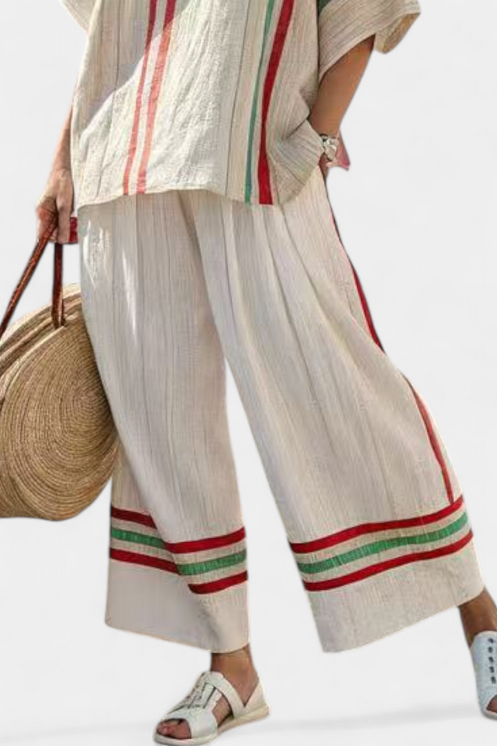 Beatriz - Mediterranes Streifen-Set