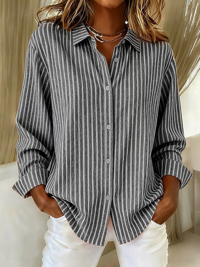 Lucrezia | Eleganter Cardigan mit Hemdkragen