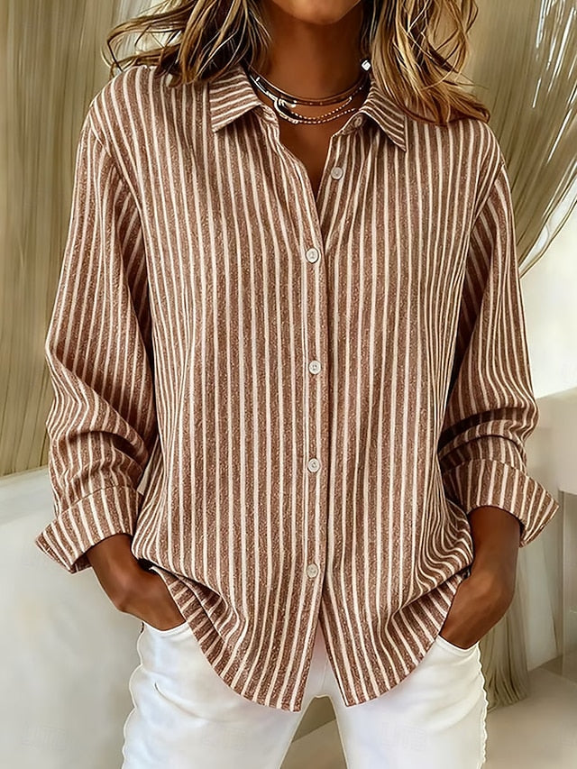 Lucrezia | Eleganter Cardigan mit Hemdkragen