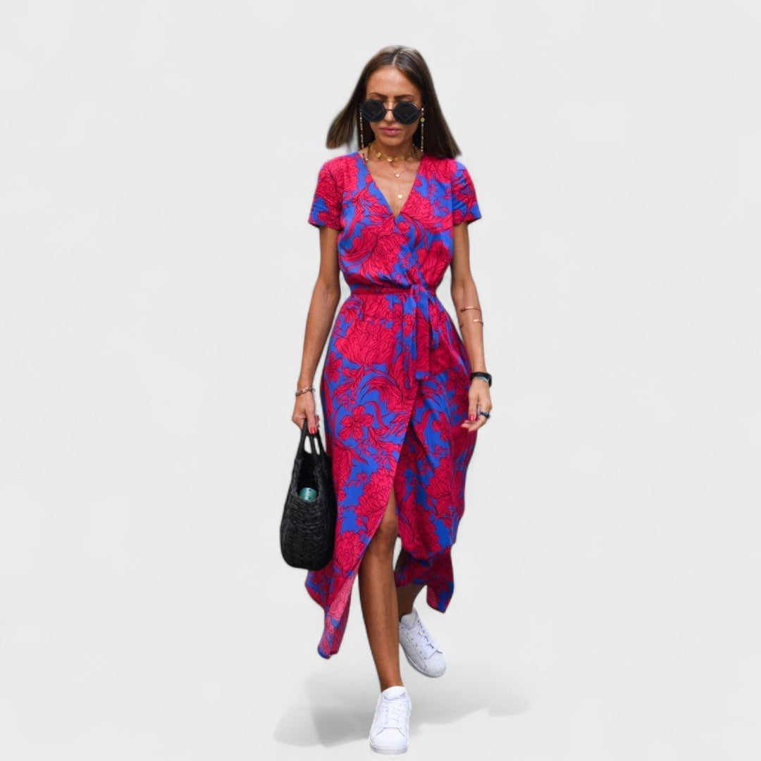 Lila Rosa - Boho Chic Kleid