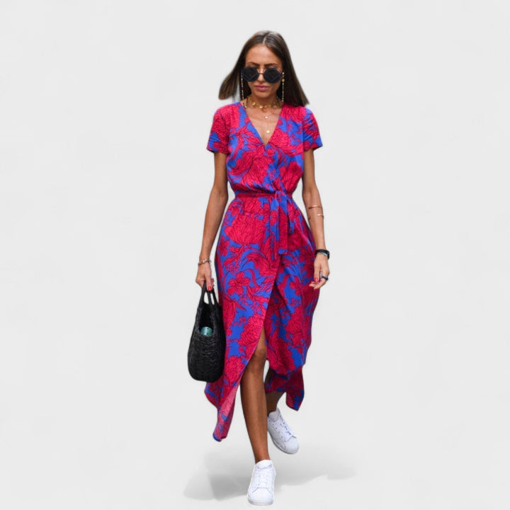 Lila Rosa - Boho Chic Kleid