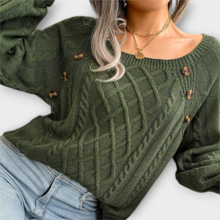 Malia - Pullover mit Knöpfen
