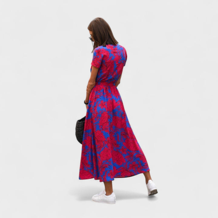 Lila Rosa - Boho Chic Kleid