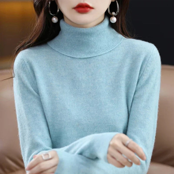 Sofia | Eleganter Pullover mit Stehkragen