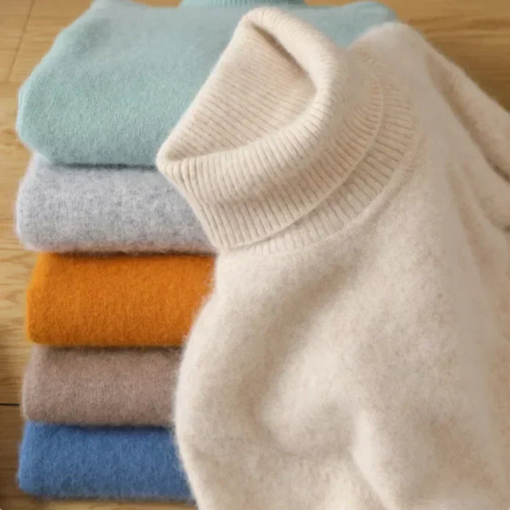 Sofia | Eleganter Pullover mit Stehkragen